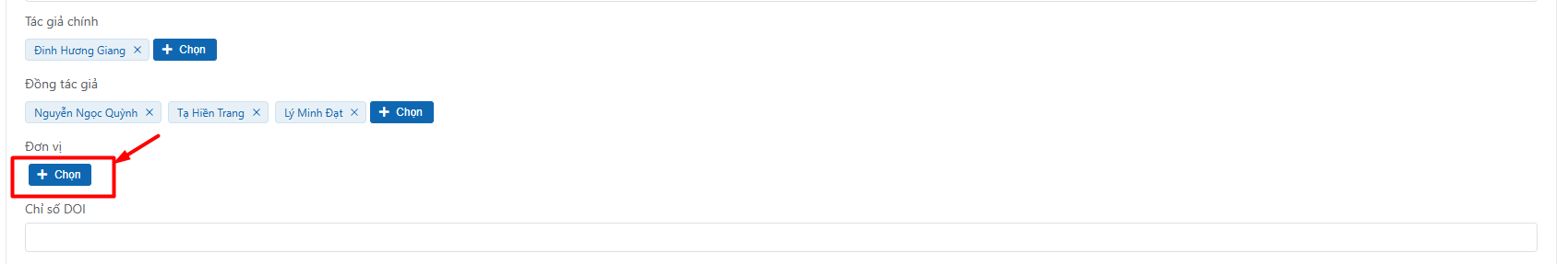 Thêm công bố khoa học