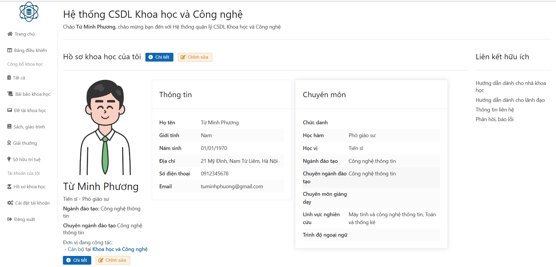 Thêm công bố khoa học