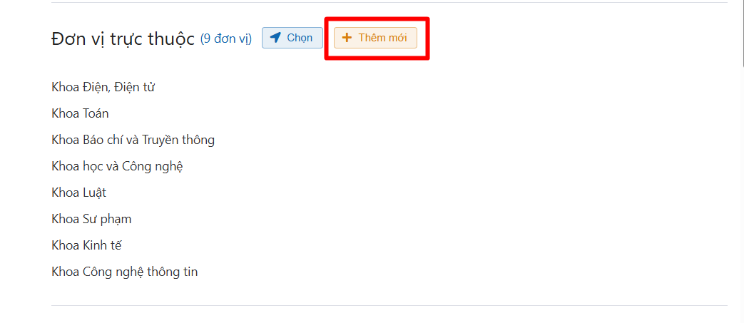 Thêm cơ quan đơn vị