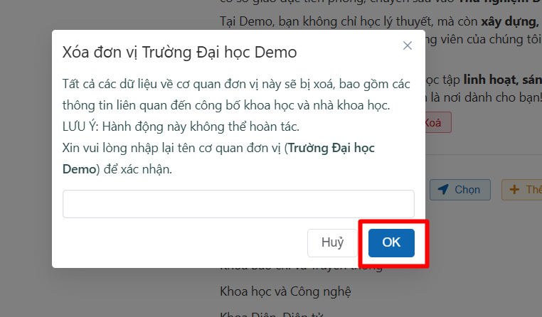 Chỉnh sửa cơ quan đơn vị
